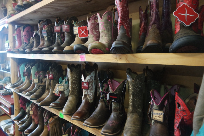 Boots in a cowboy-store, Mountain View