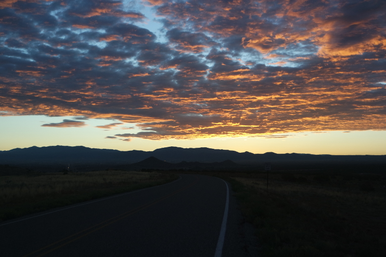 Sunrise on Route 66